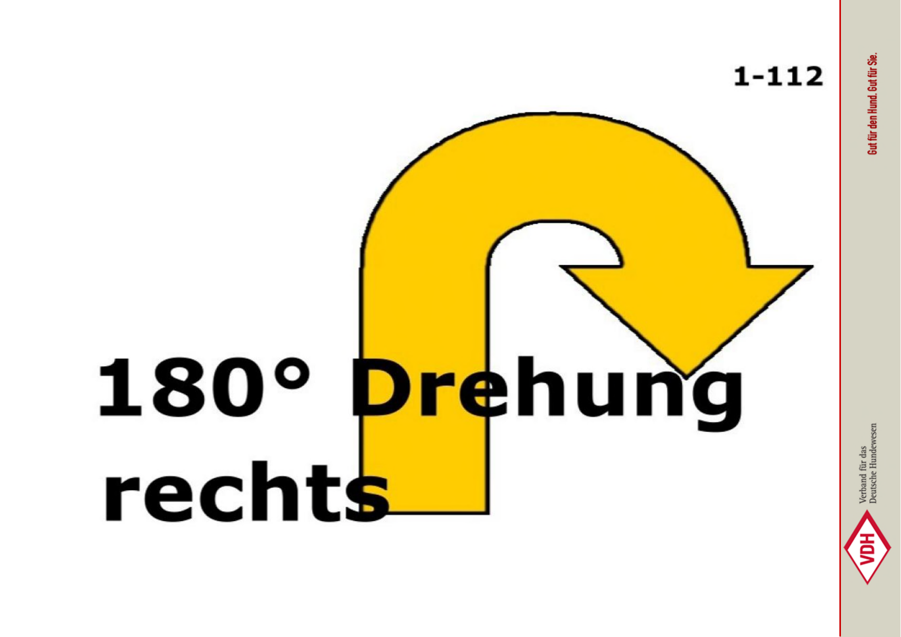 180° Drehung rechts