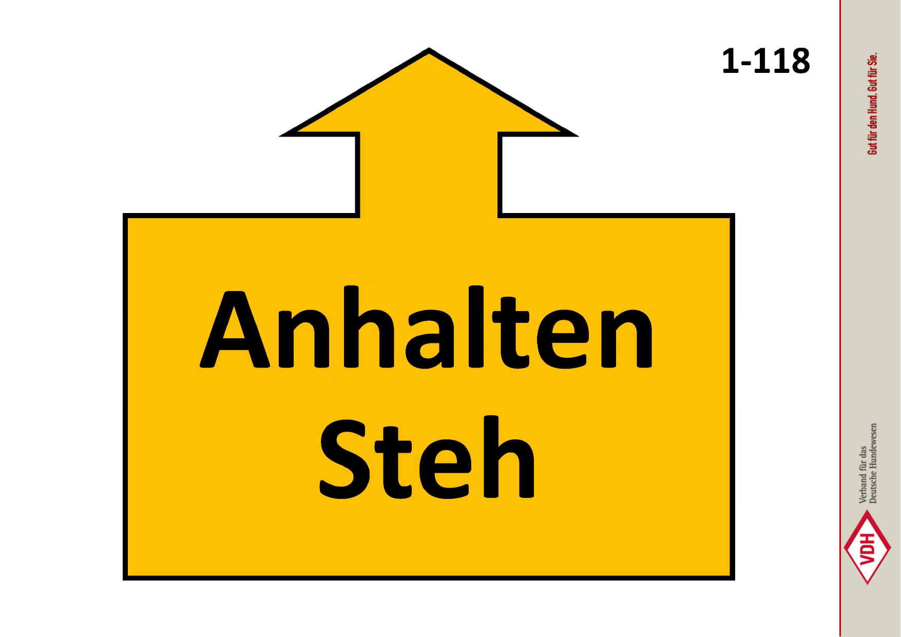 Anhalten Steh