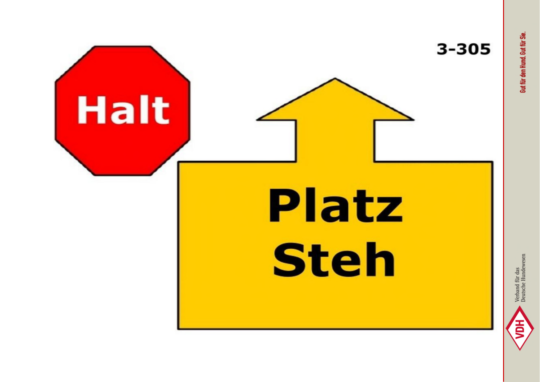 Halt Platz Steh