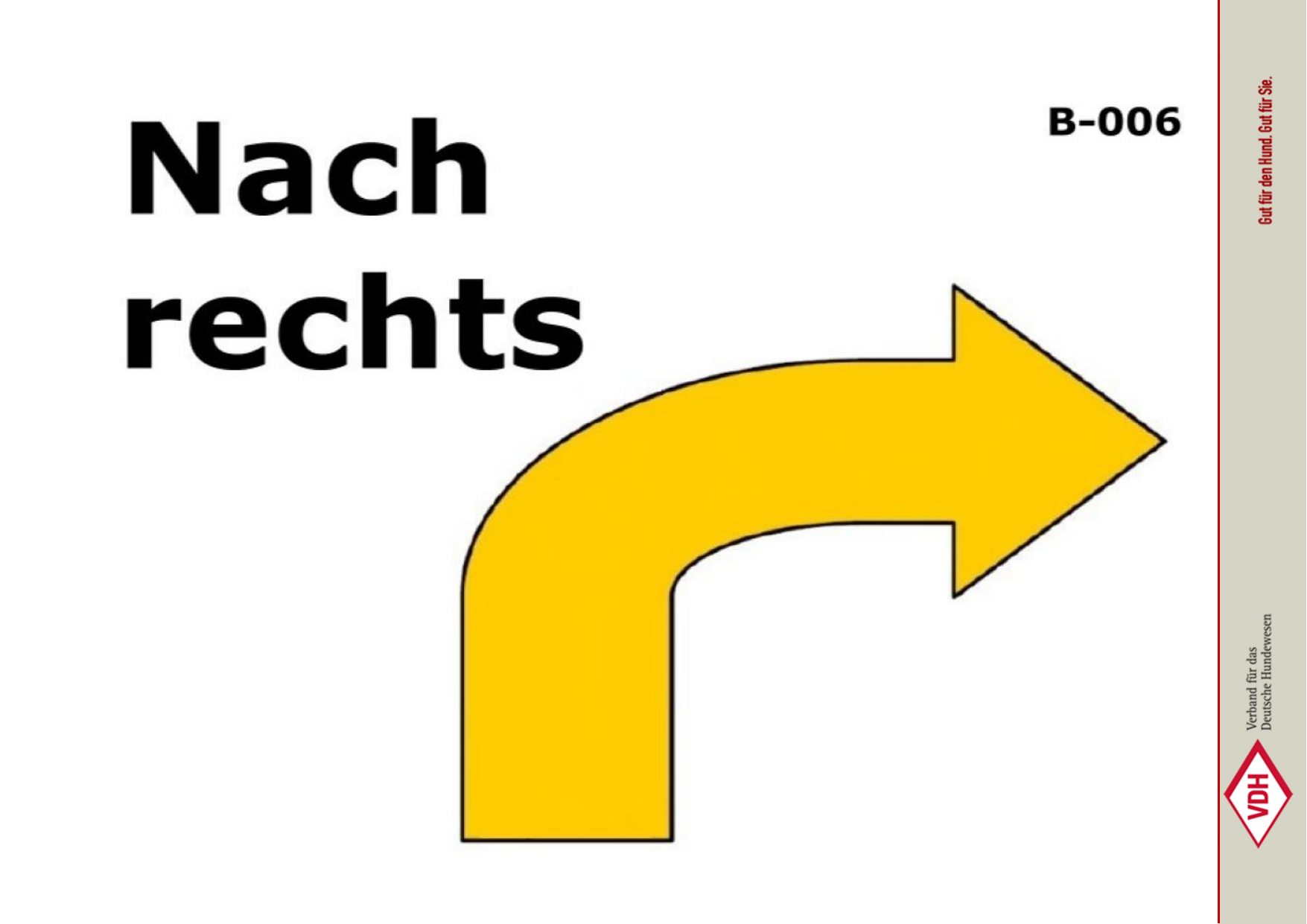 Nach rechts